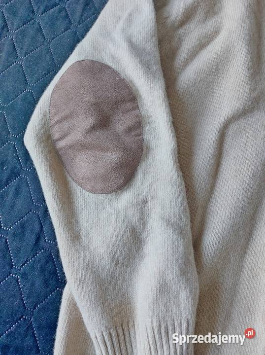 sweter wełniany Recman męski na zamek merino długi Poznań sprzedam