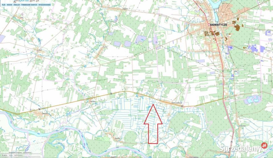 Słochy Annopolskie działka łąka 055 ha sprzedam
