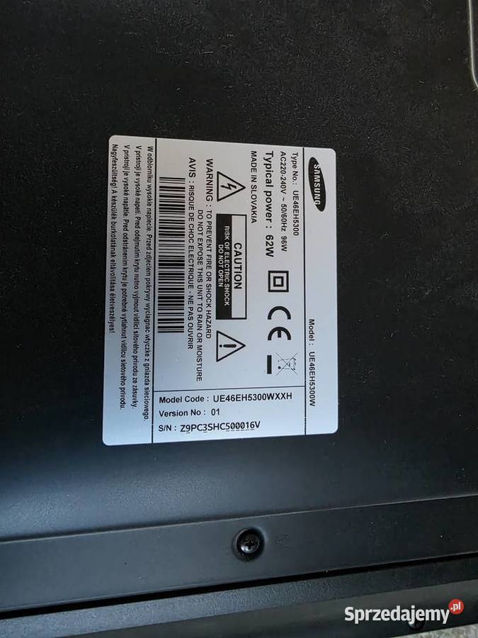 Telewizor 46 Samsung UE46EH5300EXXH dolnośląskie Trzebnica