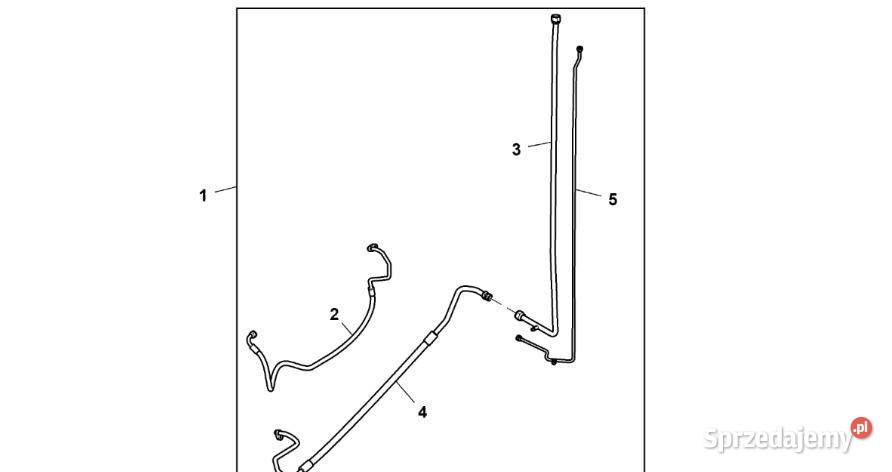 John Deere 9470RX Przewód hydrauliczny RE590182 Jastrzębniki
