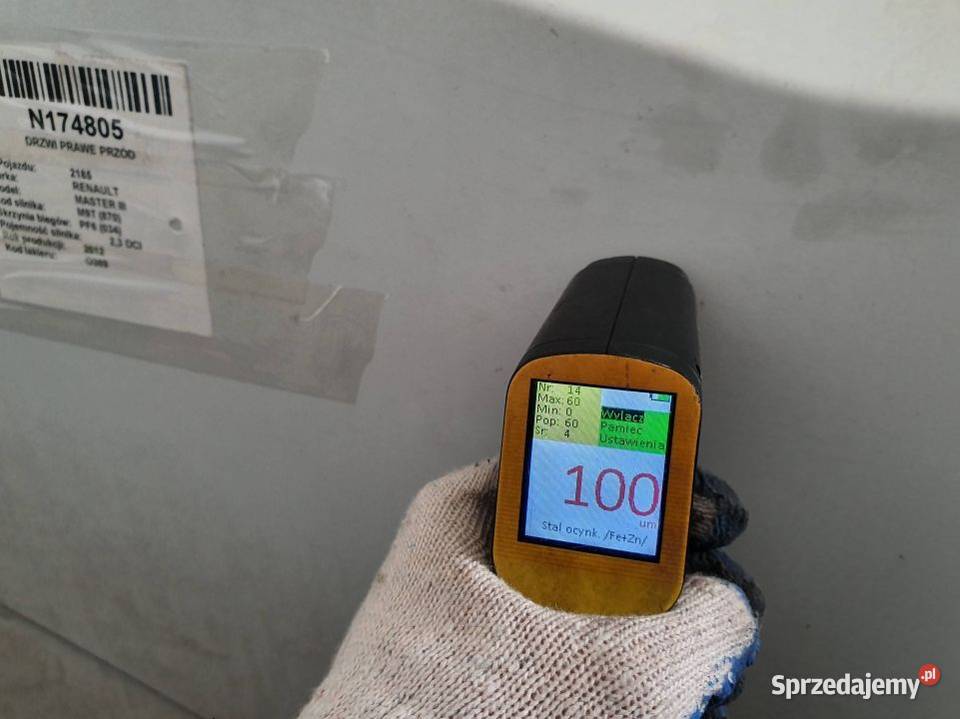 DRZWI PRAWE PRZÓD RENAULT MASTER III Lipno