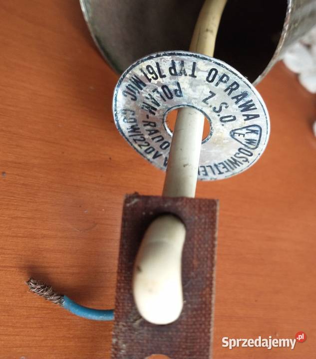 Lampa sufitowa z PRLu Polam Radom typ 761 Krotoszyn