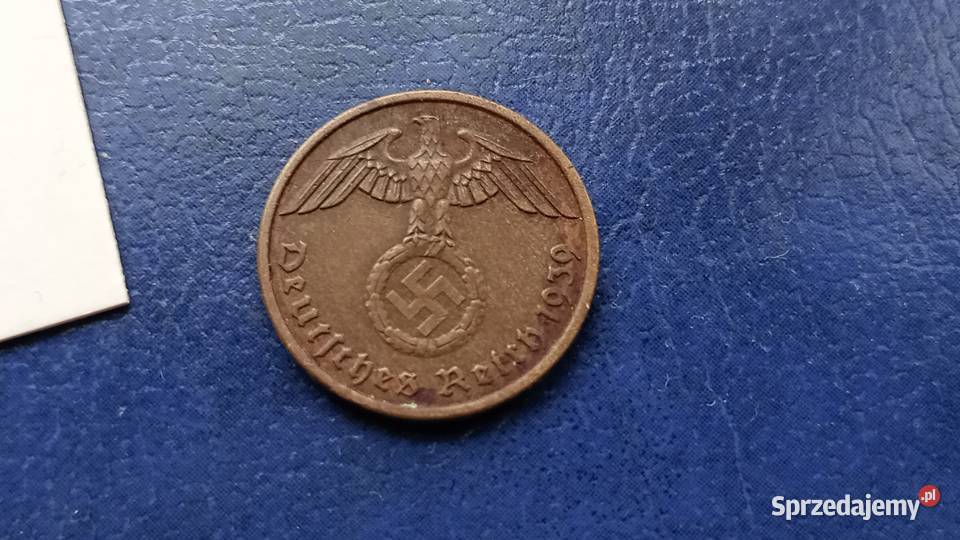 Stare monety 2 pfennig 1939 A Niemcy Lesko sprzedam