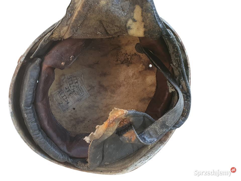 Stary kask motocyklowy orzeszek Czechosłowacja Kaski Cieszyn
