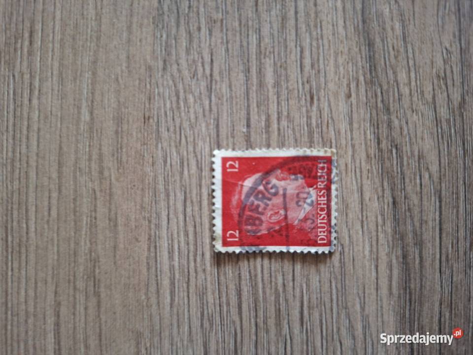 Znaczek pocztowy hitlera Piotrków Trybunalski