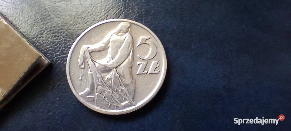 Stare monety 5 złotych 1960 Rybak PRL Polska Lesko sprzedam
