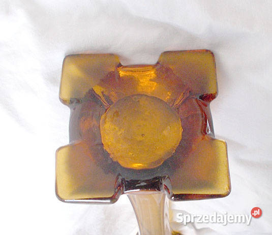 wąski wazon prl miodowy wazon vintage Bydgoszcz