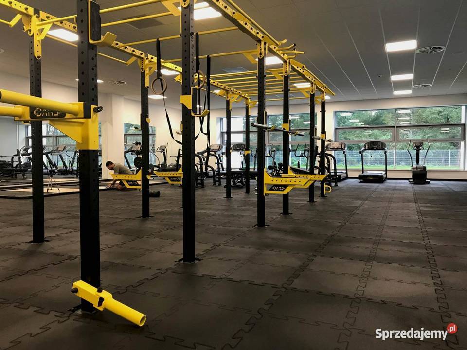Profesjonalna podłoga sportowa do siłowni CZARNE małopolskie Kraków