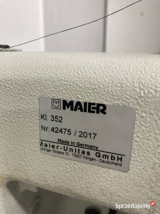Podszywarka Maier 352 do materiałów cienkich i kujawsko-pomorskie Grudziądz