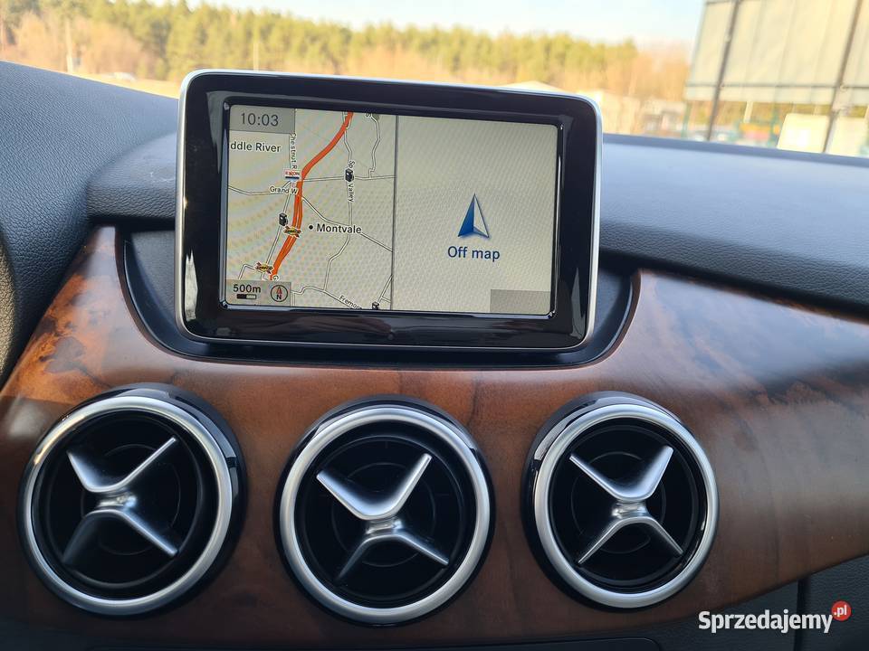 Mercedes Benz B250 Benzyna Automat Skóry Pakiet podgrzewane fotele warmińsko-mazurskie Olsztyn