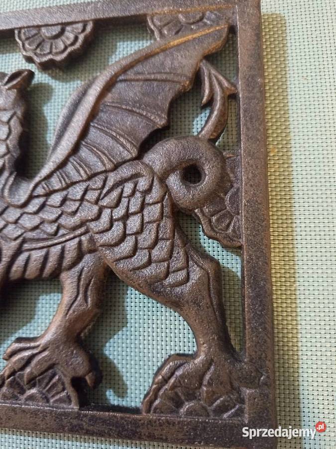 Zabytkowa ŻELIWNA podstawka pod garnki żelazko mazowieckie Warszawa