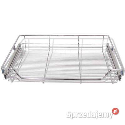 vidaXL Wysuwane kosze druciane 2 srebrne 800 Warszawa