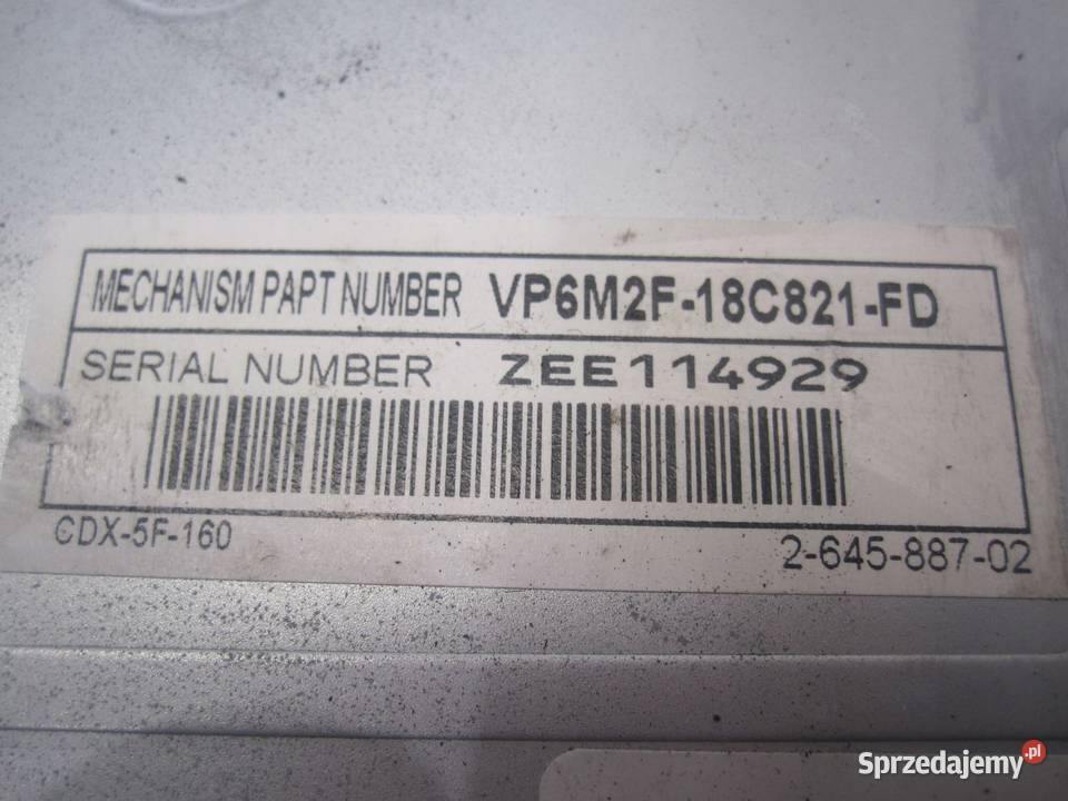 FORD KUGA MK1 I 08r radio CD 8V4T18C939DB Sprzęt audio fabryczny świętokrzyskie Kielce sprzedam