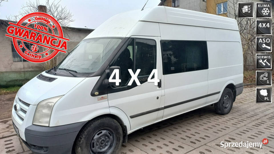 Ford Transit 4X4 Brygadówka 6 immobilizer pomorskie Gdańsk