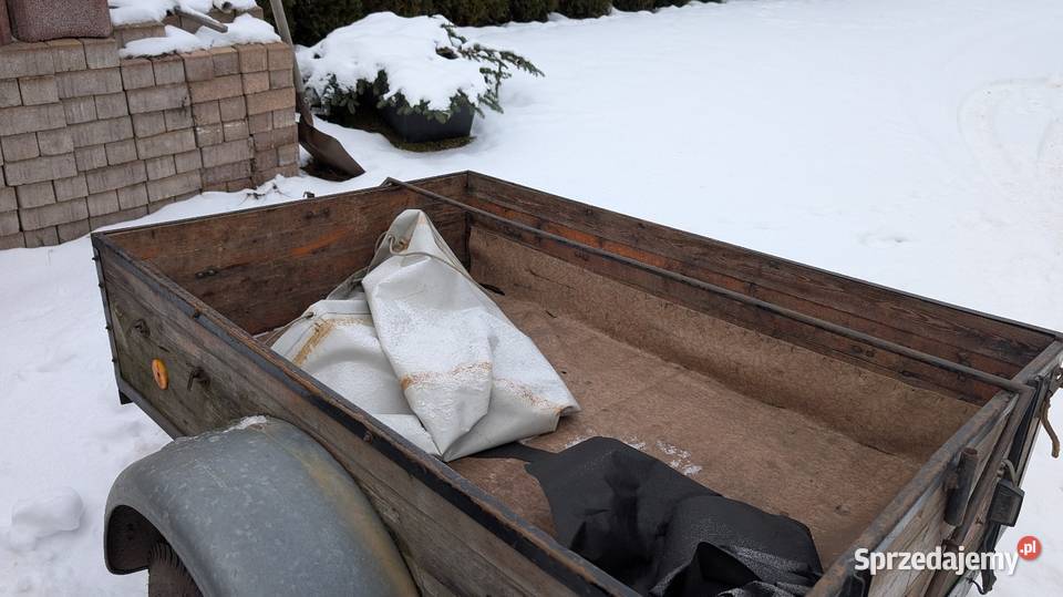 Przyczepka samochodowa Rok produkcji 2000 Przyczepy lubuskie Ośno Lubuskie