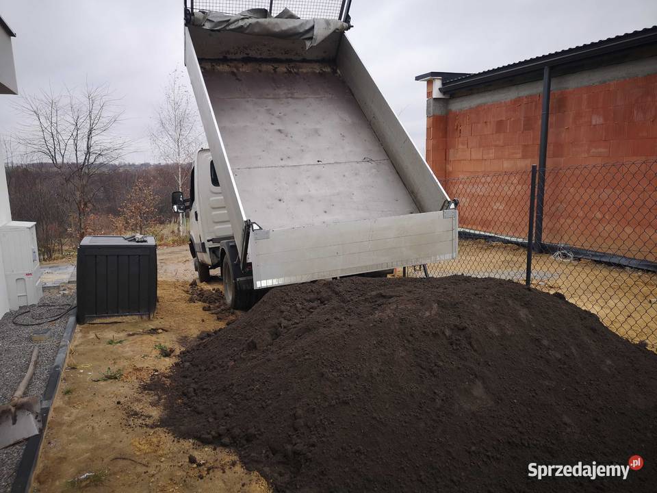 Ziemia tłuczeń żwir humus piasek pospółka beton Suwałki