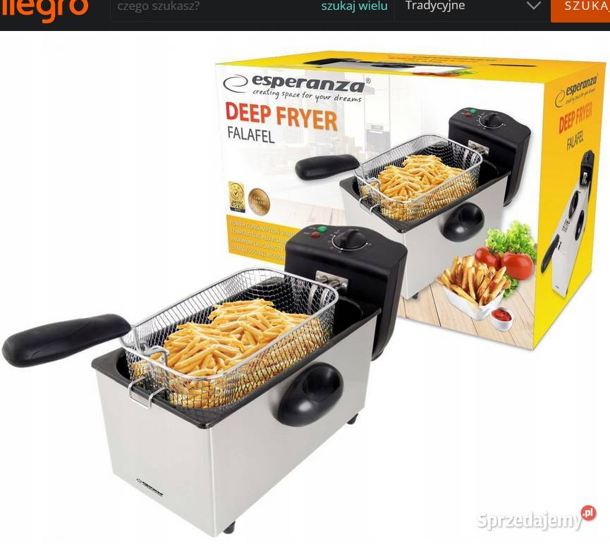 Esperanza DUŻA FRYTKOWNICA OLEJOWA FRYTOWNICA Wrocław