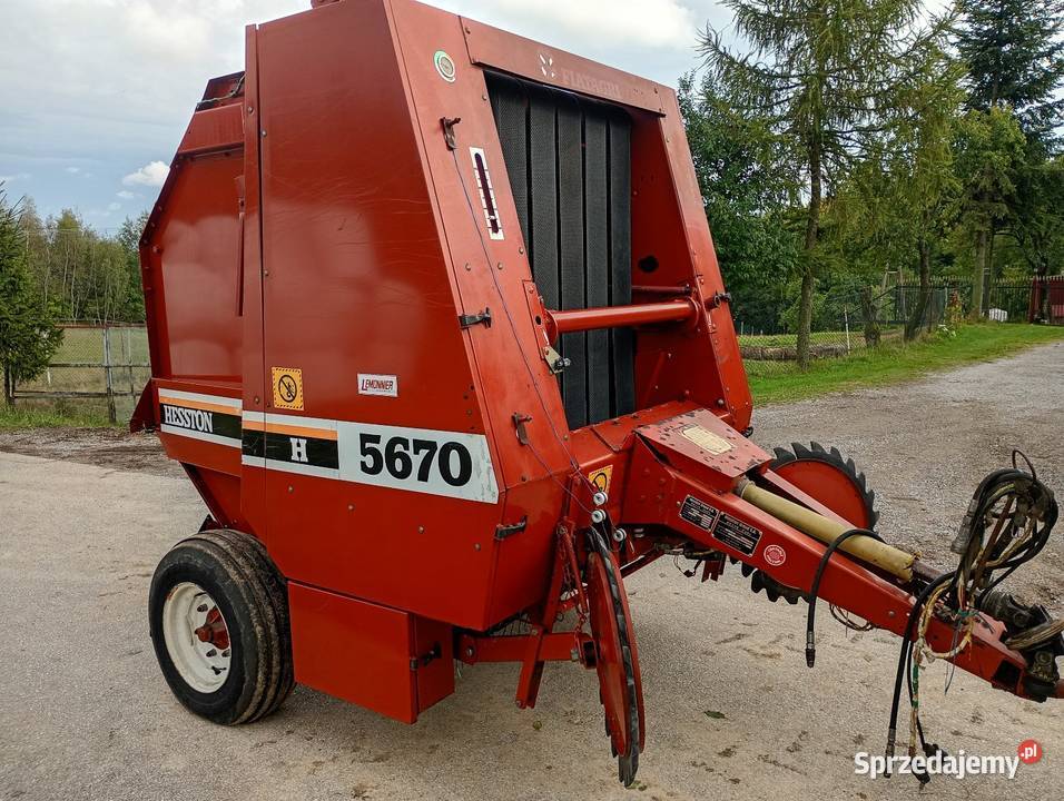 Prasa rolująca Hesston Fiatagri 5670 H super świętokrzyskie Łagów