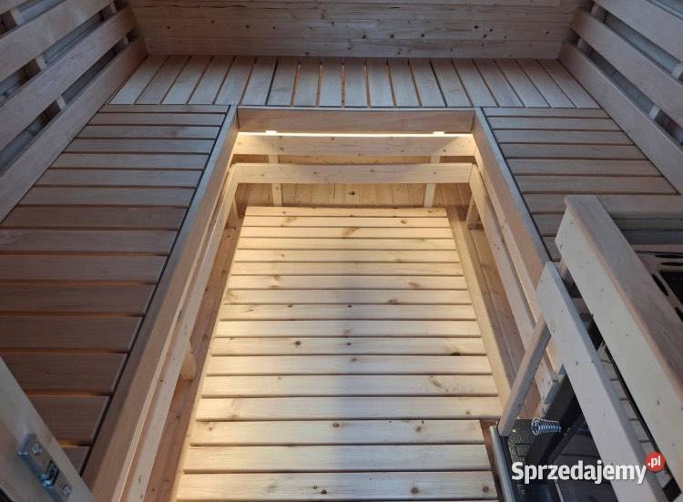 Ogrodowa sauna fińska transport Zakopane