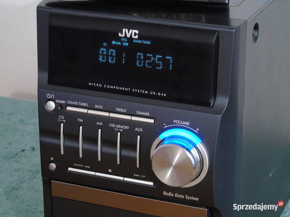 Wieża JVC pilot USB mp3 RDS AUX DOSTAWA podkarpackie Jasło