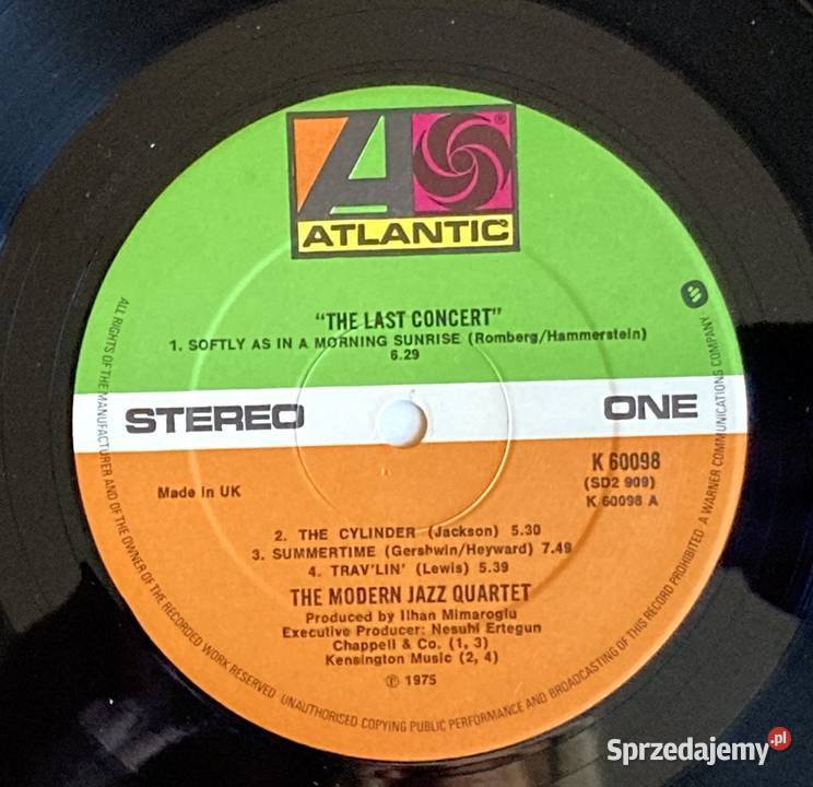 The Modern Jazz Quartet The Last Concert Szczecin