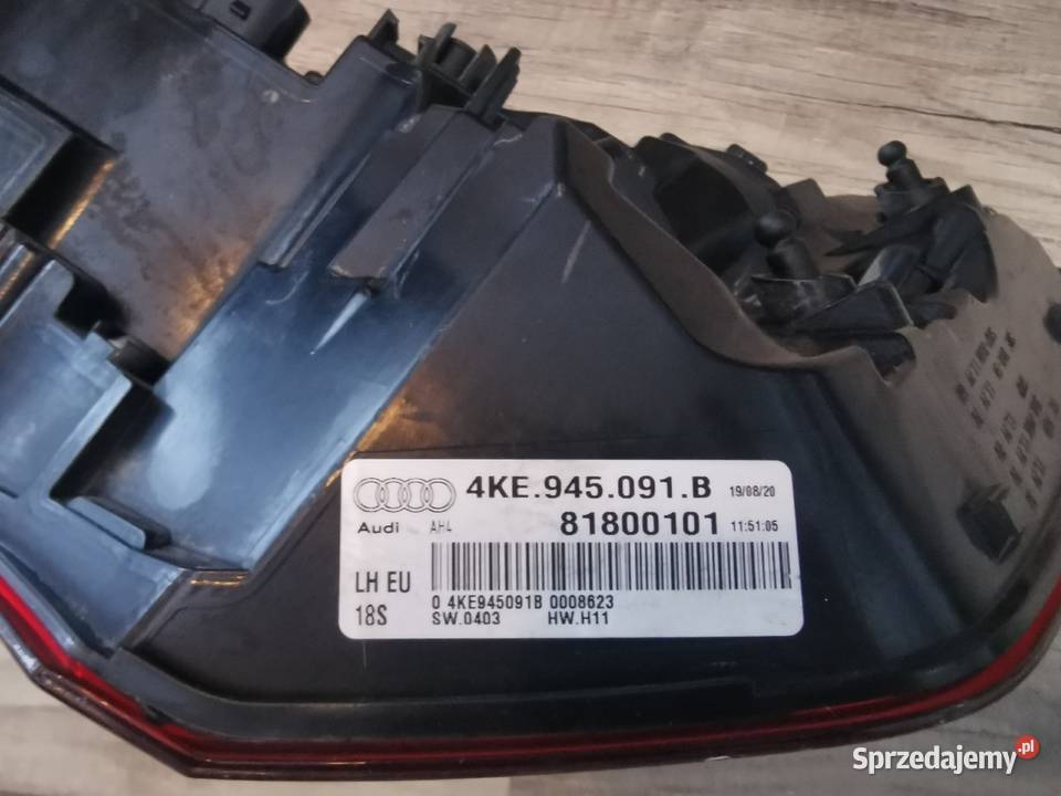 AUDI ETRON 4KE LAMPA TYŁ LEWA 4KE945091B Pielgrzymka