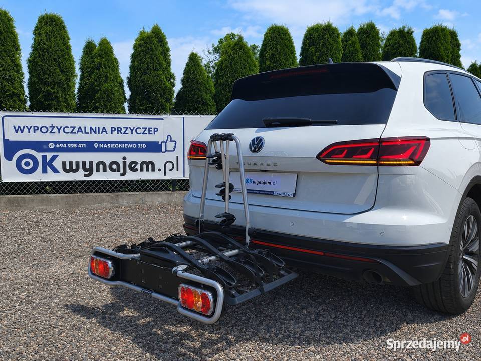 Wypożyczalnia Wynajem Bagażnik rowerowy na hak 3 Włocławek sprzedam