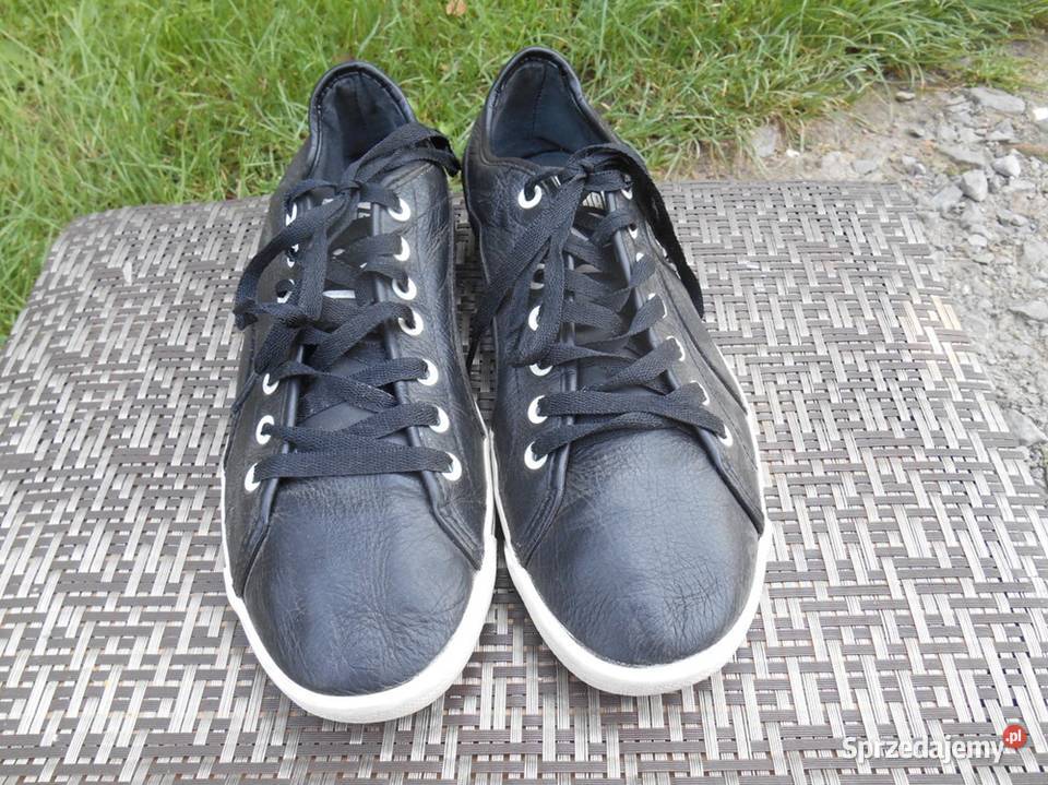 Męskie skórzane Buty 405 PUMA czarne 265