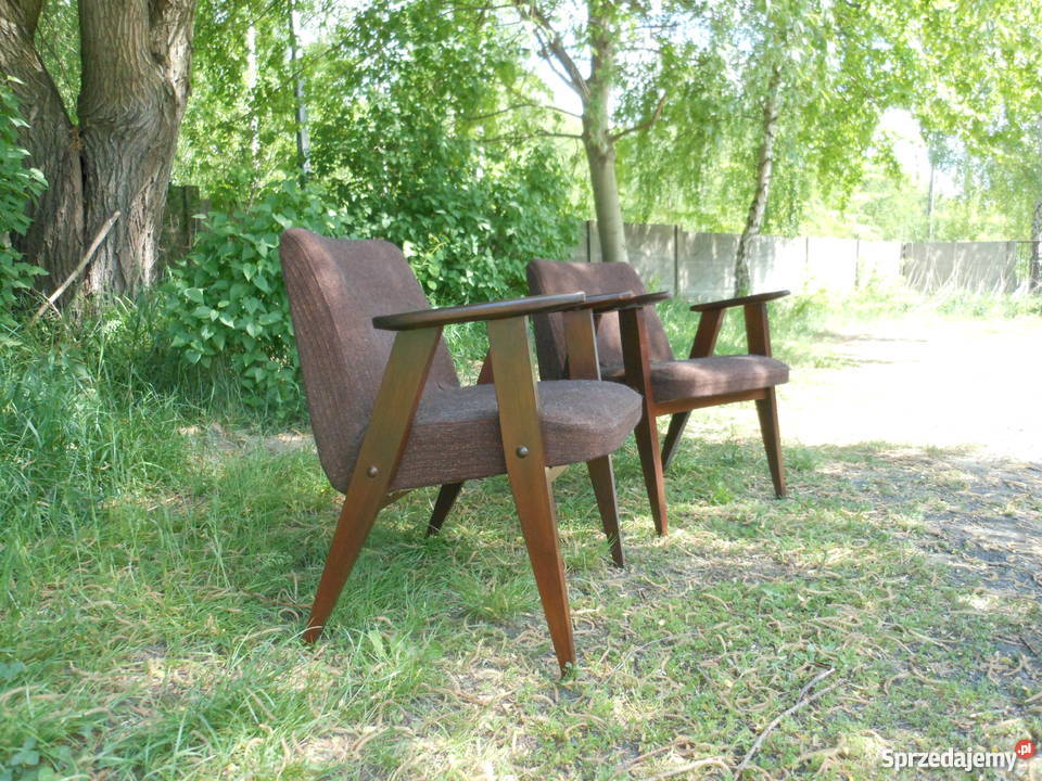 Fotel PRL Chierowski 366 stylowe wielkopolskie Poznań