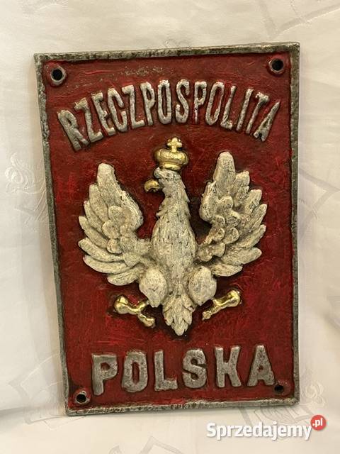 TABLICA Z GODŁEM RZECZYPOSPOLITEJ POLSKIEJ sprzedam
