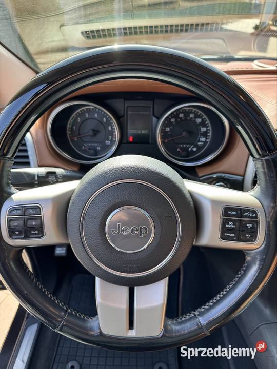 Jeep Grand Cherokee 36 LPG 2012r wersja Overland elektryczne szyby Parysów