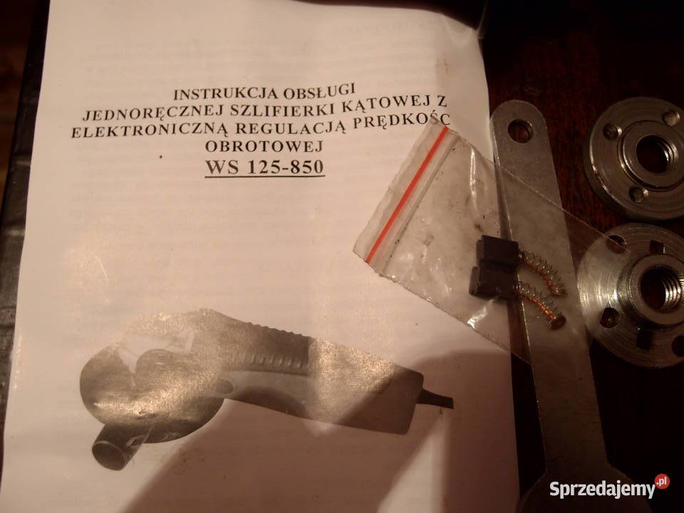 Szlifierka kątowa 850W z regulacją obrotów do łódzkie Łódź sprzedam