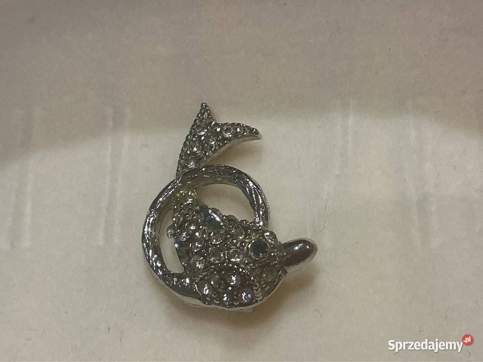 Srebrna Zawieszka Wisiorek Delfin