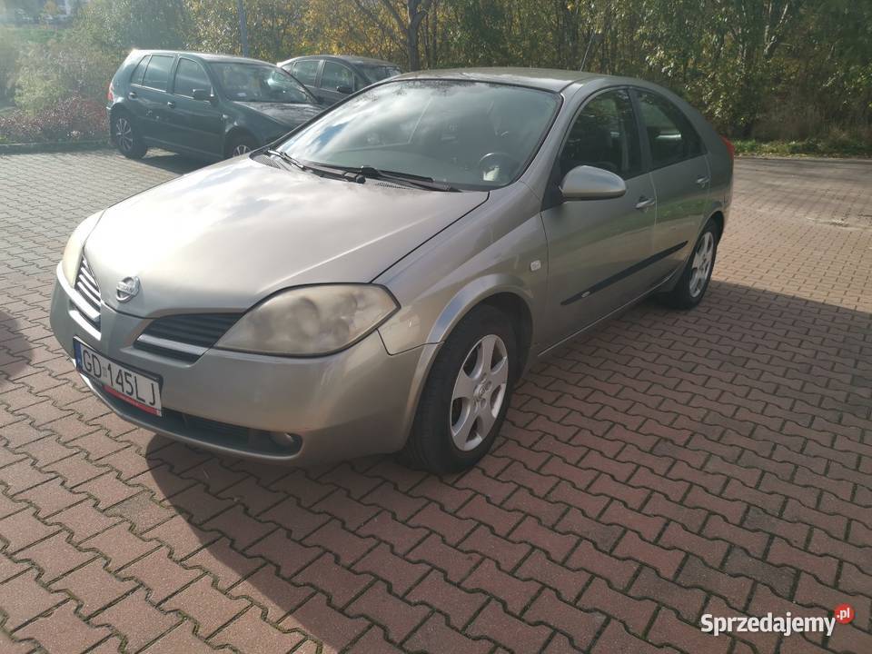 Nissan primera p12 lpg manualna Gdańsk sprzedam