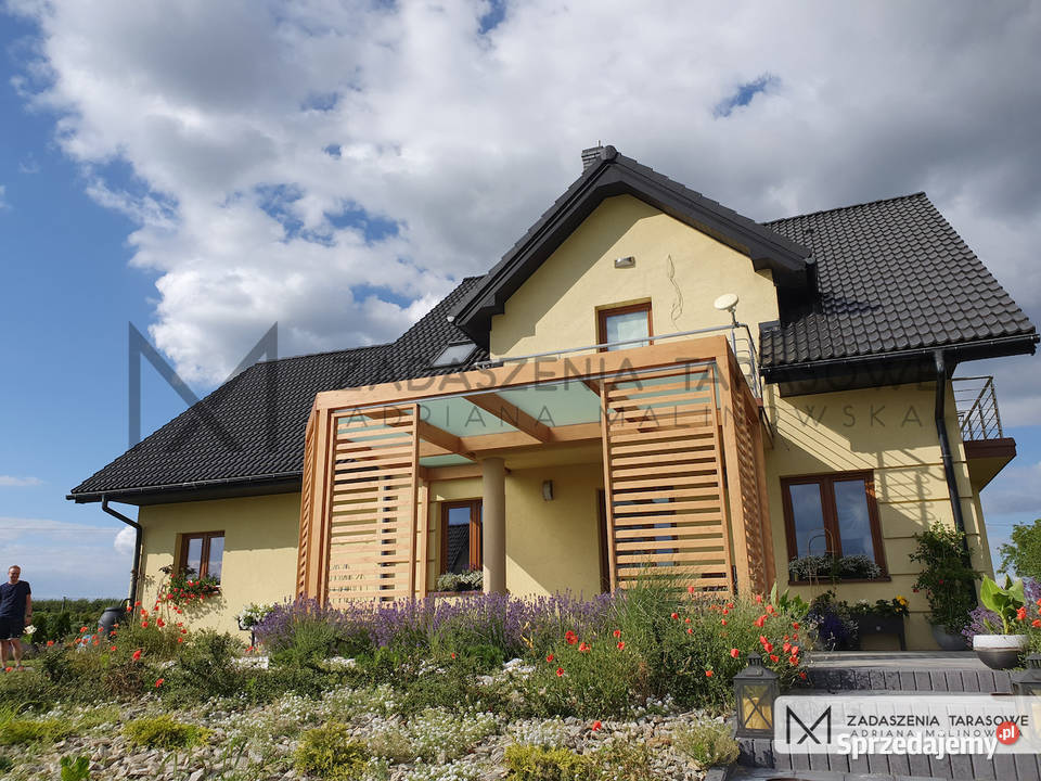 Nowoczesna pergola tarasowa Strzegom