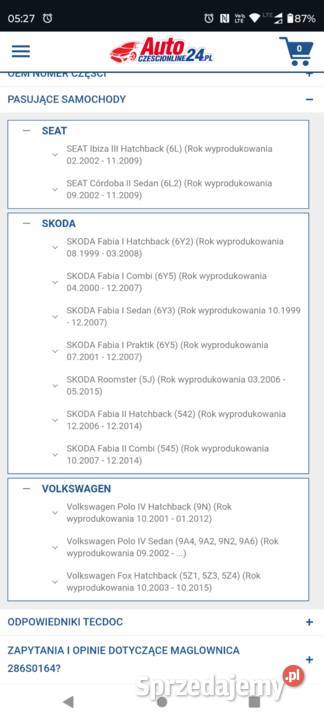 Przekładnia kierownicza maglownica VW polo IV Rok produkcji 2024