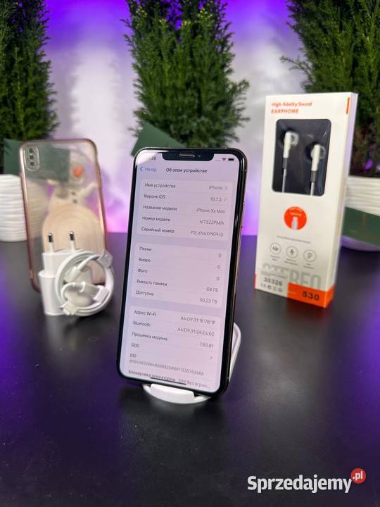 Apple iPhone XS 64GB Gold Nowa Bateria 100 Stan Warszawa