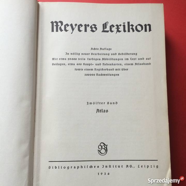 1147 Niemiecki Atlas Świata Szczecin