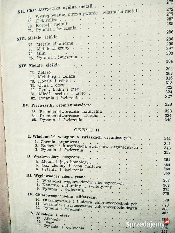 Chemia ogólna unikatowe książki używane Warszawa