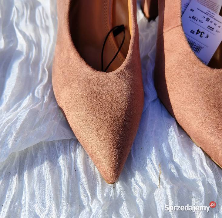 Wysokie buty Reserved 39 brudny róż słupek na zachodniopomorskie Szczecin