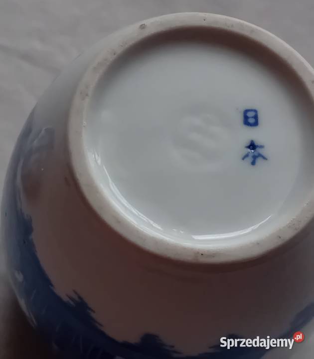 Porcelanowa herbatnica w stylu Delft druga Porcelana i szkło Koźminek