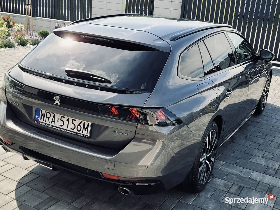 508 GT 16 hybryda bezwypadkowy Full serwis 225KM mazowieckie Wielogóra