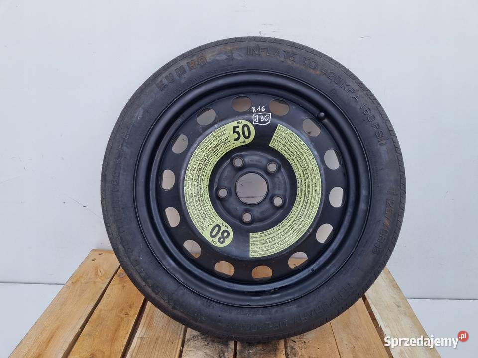 KOŁO DOJAZDOWE Audi A3 8V Golf VI dojazdówka Chełm