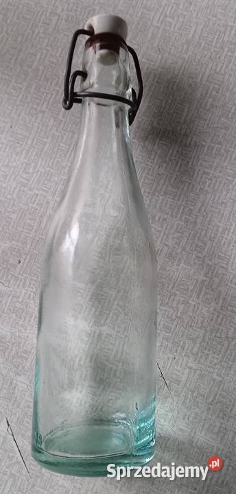 Xabytkowe butelki 033 l z porcelanką PRL sprzedam