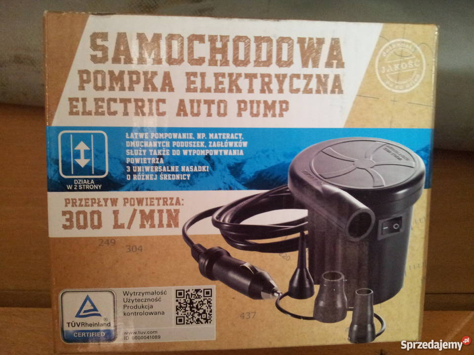 Pompka Elektryczna Samochodowa 12v Materace Pontony łask Sprzedajemy Pl