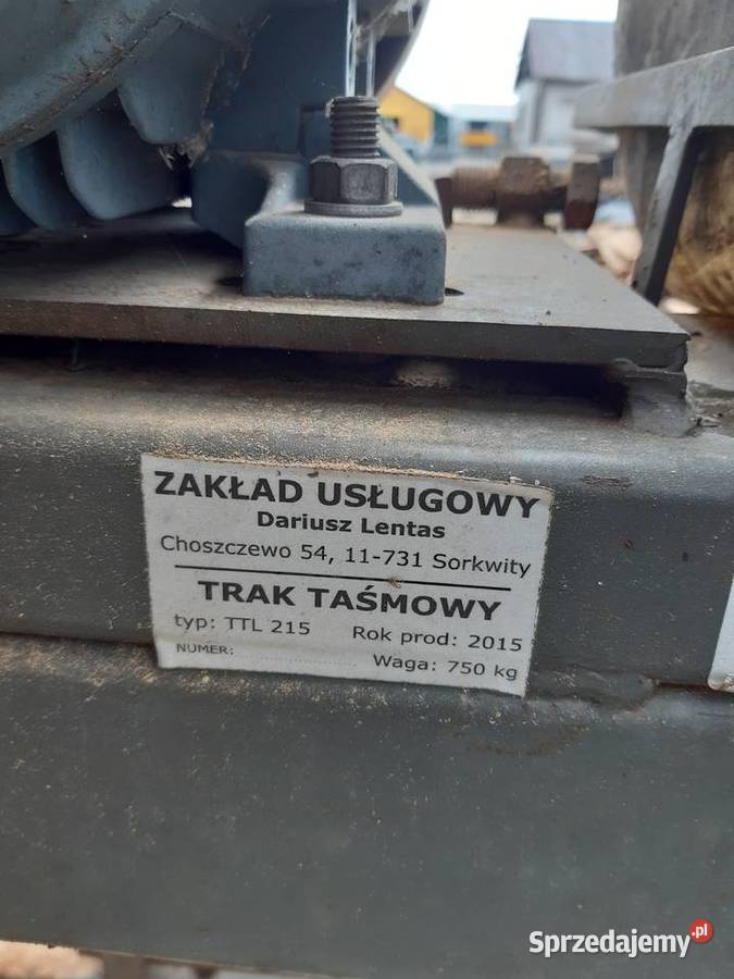 Trak tasmowy do drewna mało używany lubelskie Łęczna