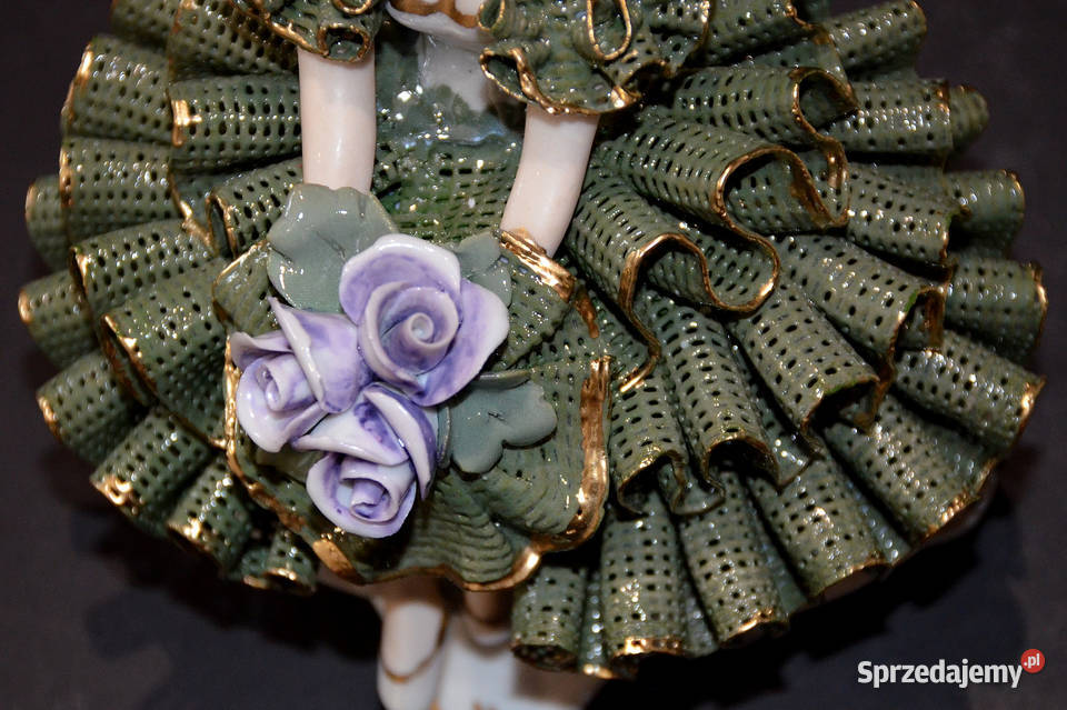 Roceram porcelana figurka Contesa koronki 1819 Środa Wielkopolska