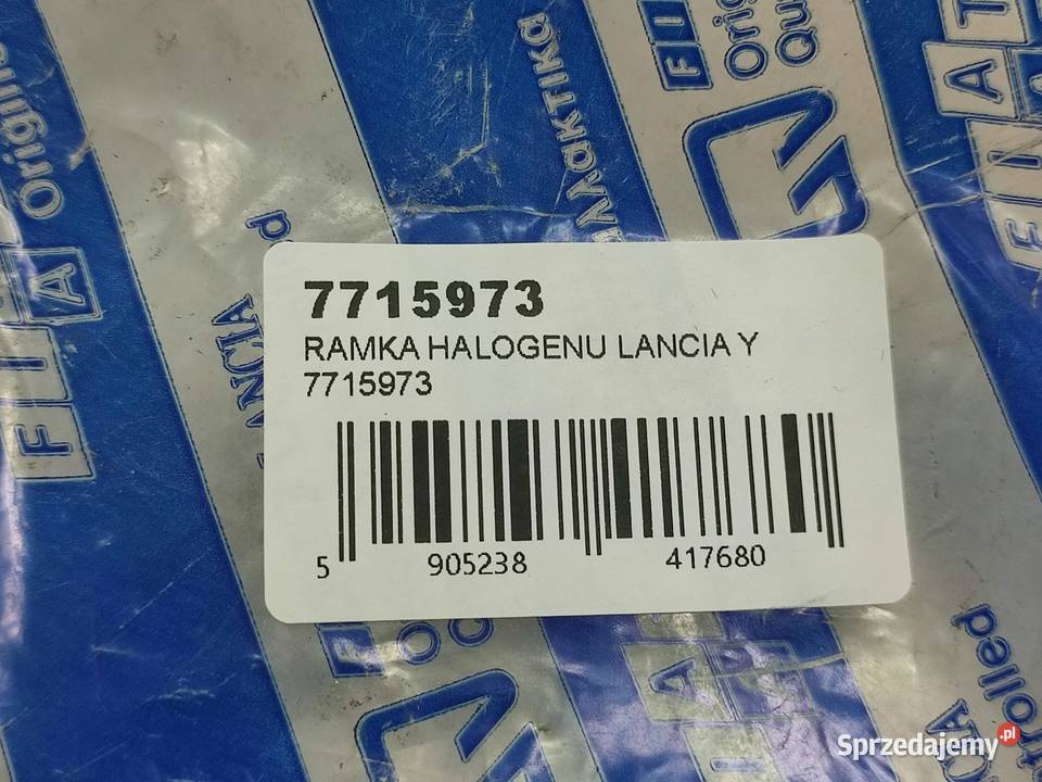 RAMKA HALOGENU LANCIA Y 19921995 NOWA ORYGINALNA lubelskie