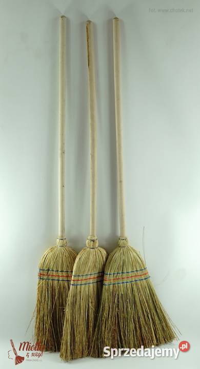 Miotła Sorgo 3X Szyta na kiju Ułęż