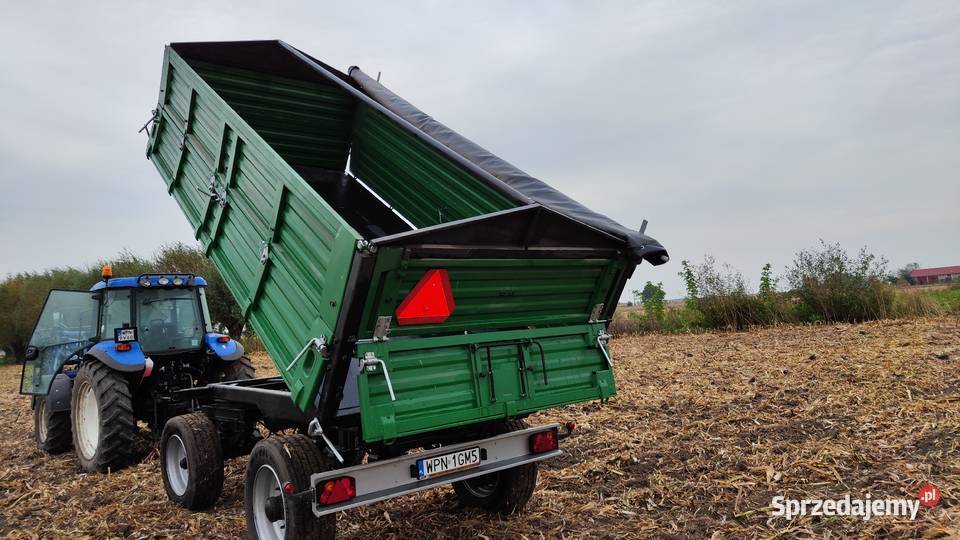 Przyczepa Agromet 8 ton Autosan nieuszkodzony